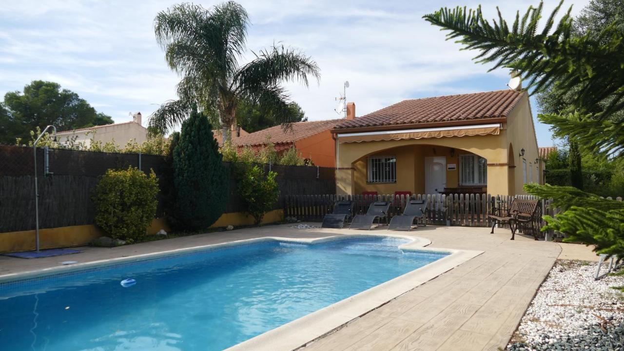 Villa Xalet piscina privada Ibiscus L'Ametlla de Mar Esterno foto